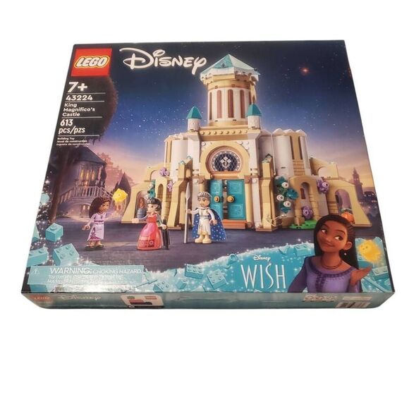 LEGO King Magnifico’s Castle 43224 Disney Wish Interlocking Block Building Set - Picture 1 of 10